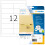 HERMA 4586 self-adhesive label Rounded rectangle Permanent Transparent 120 pc(s) 1