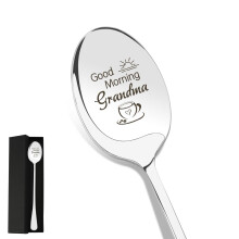 Grandma Mothers Day Gift Stainless Steel Spoon Nana Mothers Day Gift Birthday Grandma Gifts from Dranddaughter Easter Valentines Christmas Thank You