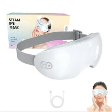 (A15, White) Eyerelis Steam Therapy Eye Mask with Adjustable Smart Hot & Cold,Eyerelief Masks