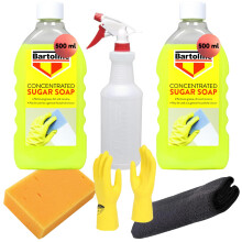 Sugar Soap Concentrate Bundle – 2500ml Wall Cleaner for Pre Painting | Degreaser for Walls Tiles & Kitchen