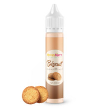HONEYBERRY Natural Biscuit Food Flavouring 30ml – High Strength Professional Flavour Drops – Concentrated Liquid Essence for Baking, Desserts