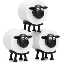Porta-papel higiênico Black Sheep – Impresso em 3D, autoportante