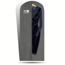 Hoesh UK Women White 72 Inches Breathable Bridesmaids Long Zip Wedding Gown Dress Travel Storage Garment Cover Bag