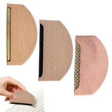 Wood Cashmere Comb,3PCS Portable Sweater Shaver Pilling Combs,Wool Comb Bobble Remover,Wood Pilling Remover,Wooden Fabric Shaver Fuzz Remover for
