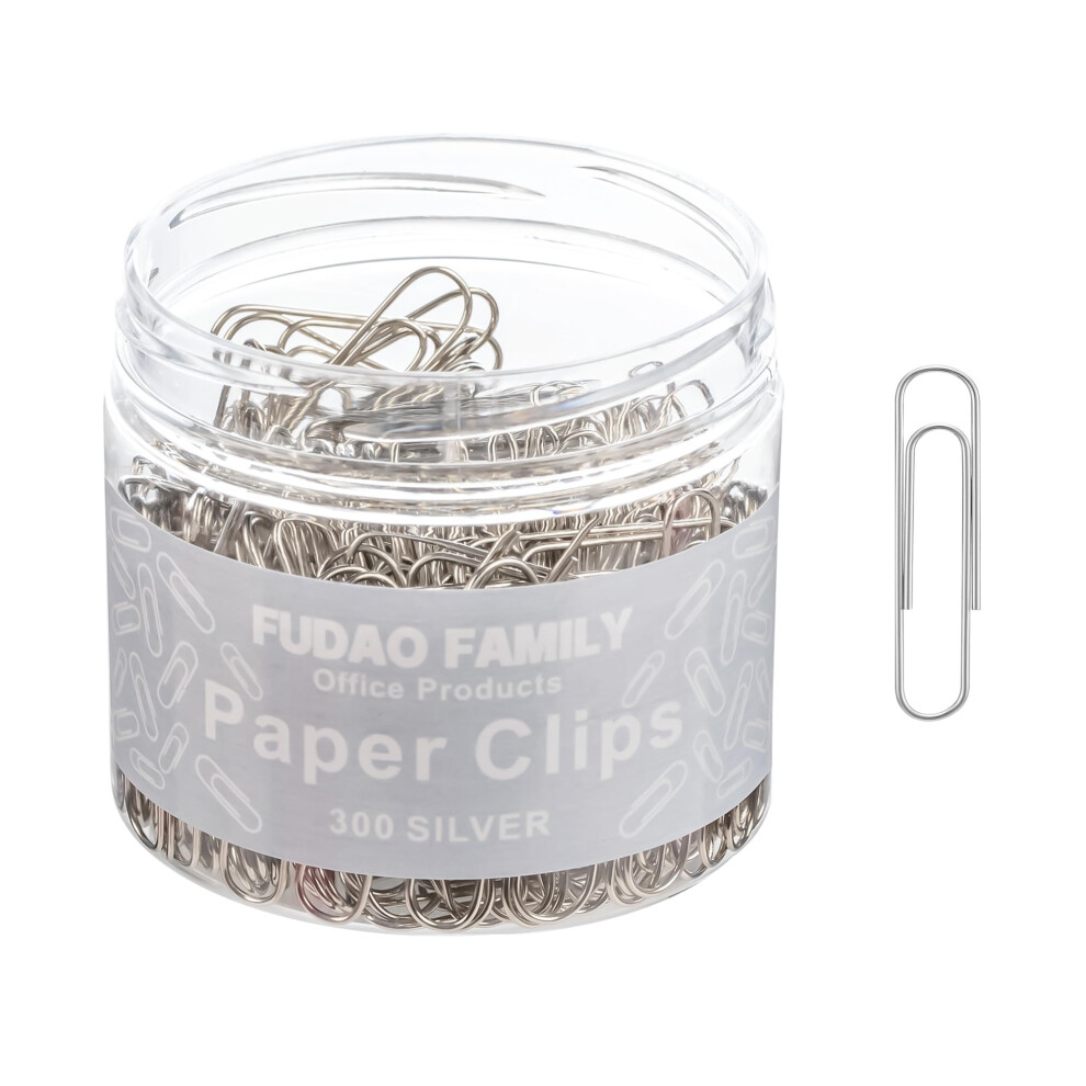 Small Paper Clips, 28Mm Paper Clip, 300 Pcs Paperclips (Small, Silver) 5051226820083