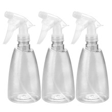 Oiiurly 3 Pcs Water Spray Bottle 500ml Plastic Empty Spray Bottles With Fine Mist and Inject Modes for Home Cleaning Hairdressing Gardening Plants Re