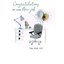 Irresistible Congratulations On Your New Job Greeting Card Embellished Cards