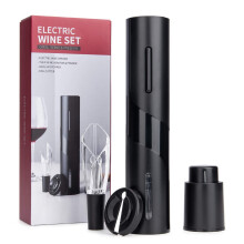 Mafiti Red Wine Accessories Gift Set - Electric Corkscrew with Foil Cutter, Wine Vacuum Stopper and Aerator Pourer for Special Occasions