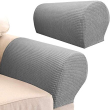 Skybook Sofa Armrest Protectors for Armchairs, Sofas, Non-Slip Armchair, 2PCS/Set Fleece Premium Armrest Covers Stretchy Chair Sofa Couch Arm