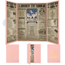 Thboxes Born In 1986 UK Birthday Poster