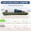 Origem 14Cm Extra Thick & Wide Self Inflating Camping Sleeping Mat Double 2