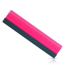 PEOVLVN Professional Squeegee for Vinyl, Small Felt Squeegee with Ruler Wallpaper Smoothing Tool Vinyl Wrap Squeegees for Decals Sticker Paper