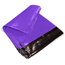JeeJaan 50 Pcs of Purple Parcel Bags 10x14 in Mailing Bags 254 x 354 mm A4 Poly Mailers Postage Bag Envelope Mailers Strong Recyclable Poly Plastic