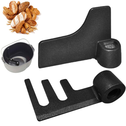 2 Pack Bread Maker Paddle for Panasonic Breadmaker, Kneading Mixing Blade Set for Panasonic Bread Maker