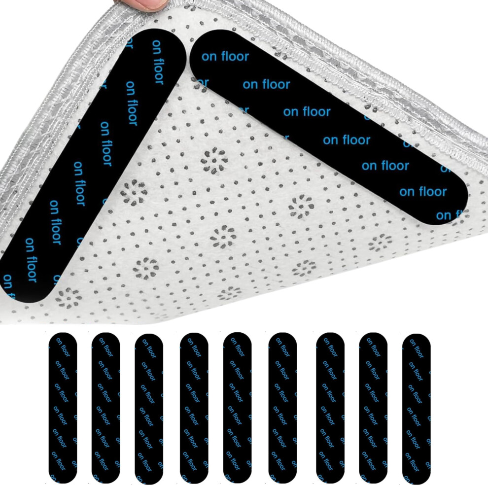 Rug Gripper - Rug Stickers! Washable & Reusable Anti Slip Rug Grips For Laminate, Hardwood Floor 5051226750632