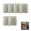 6 Pcs Microwave Waveguide Cover, Universal Microwave Mica Sheet 108x99mm Replacement 1