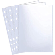30 Pack 60 Pockets 5x7” Photocard Sleeves for 6 Ring A5 Binder, Ultra-Clear Photo Sleeves, Double-Sided 1 Pocket Photo Pages