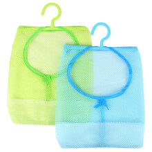 lohey 2PCS Peg Bags for Washing Line, Breathable Mesh Peg Basket, Washing Peg Bag with Hanging Hook, Reusable Mesh Laundry Storage for Clothes Pegs