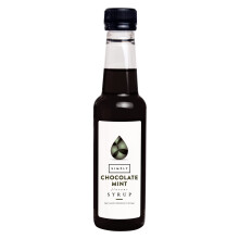 Simply Chocolate Mint Syrup, Vegan & Nut Free Flavoured Syrup for Coffee, Cocktails & Baking (250ml)
