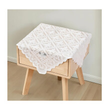 QACUU Elegant Floral Lace Tablecloths, Decorative Table Cloth for Kitchen Dining Table, Square Table Cloths and Fabric Tablecloth