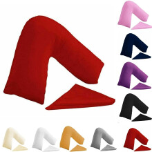 Buzzbuy V shaped pillowcase cover 100 Polycotton Back Neck Support Orthopa