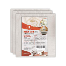 FT Fashion Track Muslin Cloths for Cooking, Cheese Cloths for Straining, 3 Pcs for Baking and Filtering, 35 x 50cm