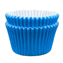 Scrumptious! - Cupcake Cases - Bright Blue - 24PC 65GSM 51mm x 38mm Greaseproof Paper Baking Cases