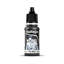 Vallejo Model Color Acrylic Paint, Black Grey, 18 ml, Self-Leveling, BSL System for Modeling and Miniatures