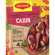 Maggi So Juicy Cajun Chicken Recipe Mix (38g sachet) (Pack 6)