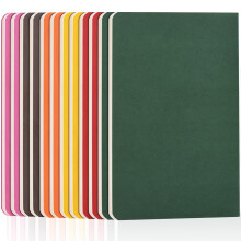ZCZN A5 Lined Notebooks, 12-Pack, 60 Pages Each, Soft Cover Note Pads Set, 6 Vibrant Colours - Ideal for School, Study, Note-Taking