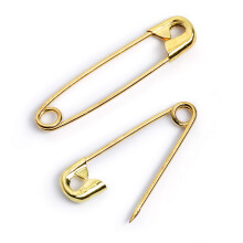 Prym 071136 Safety Pins No.3/0 19mm Gold