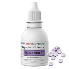 Sugarflair Parma Violet Flavouring - Natural Food Flavouring for Baking, Cakes, Ice Creams, Chocolates