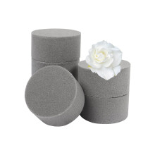 Nwvuop 6Pcs 8cm Round Floral Foam for Artificial Flower Arrangements (Grey)
