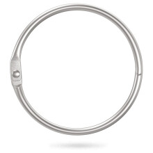 Uniclife Loose Leaf Binder Rings 5 cm Smooth Steel Book Rings for Index Cards Flash Cards Receipts Memos Photos and Files Heavy Duty Organizers Loops