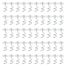 Bailinks Upholstery Pins with Clear Heads, Upholstery Tacks for Slipcovers and Bed Skirts, Ideal for Headliner Repair and Loose Drapery Projects
