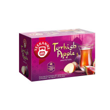 Teekanne World Special Tea Turkish Apple Infusion with Fruit and Herbals of Apple, Rosehip, Orange Peels, Figs, Hibiscus, Liquorice - 20 Teabags
