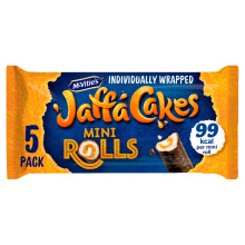 McVitie's Jaffa Cake Original Mini Rolls Multipack, 133 g (1 Pack of 5 Mini Rolls)