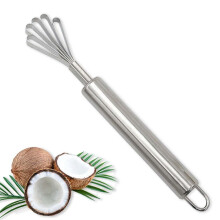 Stainless Steel Coconut Grater and Five-Jaw Fish Scraper for Meat Removal, Kitchen Tool