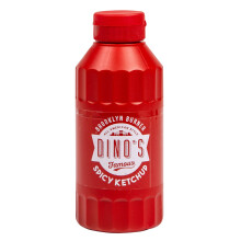 Dino's Famous All American Style Brooklyn Burner Spicy Ketchup Bold & Fiery Ketchup With a Smoky Kick Great For Hot Dogs Fries & BBQ 250 g Bottle