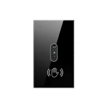 (A2, C2) Smart Wall Light Switch Infrare IR Sensor No Needed Touch EU US 220V 110V 10A Glass Screen Panel Electrical Power On Off Lamp