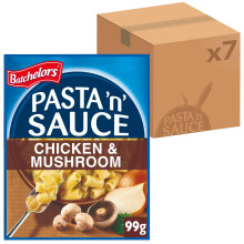 Batchelors Pasta 'n' Sauce Chicken & Mushroom Pasta Ready Meal, 99 g Packet (Pack of 7)