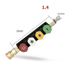 (1.4 Hole) Pressure Washer Wand Extension with Spray Nozzle,Garden Hose Power Washer