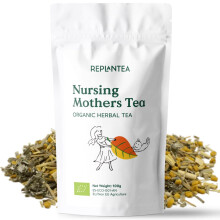 Breastfeeding Tea Organic 100g (50 Cups) | Fenugreek Tea for Nursing and Lactation, Caffeine Free REPLANTEA