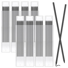 48Pcs Pencil Refills for Tracer/Pica Pencil, 2.8mm Solid Carpenters Pencil Refills Replacement, Deep Hole Marker