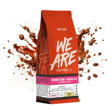We Are Coffee Co - Venetian Vanilla Flavour Infused Ground Coffee | Single Origin Arabica | Omni Grind 227g | Dark Roast | Flavoured