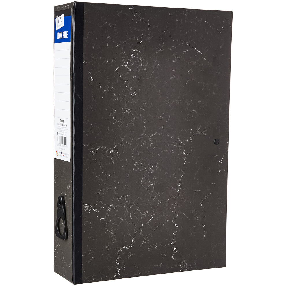 Photos - File Folder / Lever Arch File JUST Stationery Box File, Black 