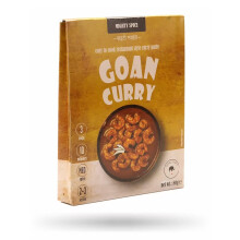 Mighty Spice Goan Curry Paste - Curry Sauce Kit with Indian spices, Quick Easy 10-Minute Curry at Home, Authentic Indian Curry, Vegan Gluten Free