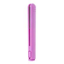 (Purple) Usb Cable Mini Portable Hair Straightener for Straight And Curling Dual-use Curling Irons