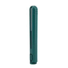 (Dark Green) Usb Cable Mini Portable Hair Straightener for Straight And Curling Dual-use Curling Irons