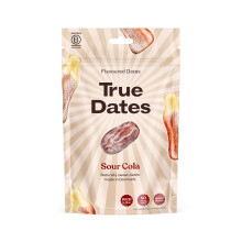 True Dates - SOUR COLA | naturally flavoured sweet dates | No added sugar, Vegan, Palm Oil Free | 100 g